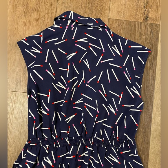 Molly Bracken Medium Navy Printed Dress - Picture 9 of 12